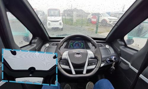 Interior luminos RDB SOFT - geamuri și trapa superioară