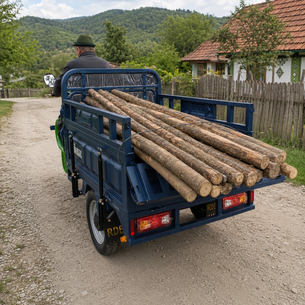 X-KLASS5 PLUS cu oblon spate rabatabil pe jumătate