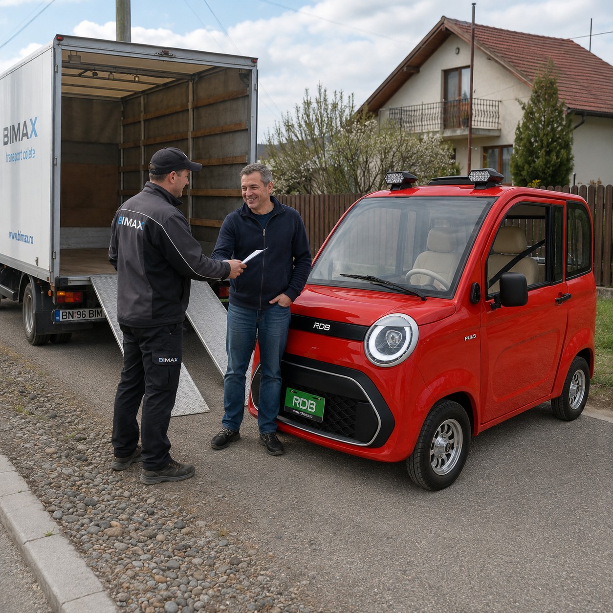 Livrare RDB PULS cu mașinile proprii Bimax și CIV predat la livrare