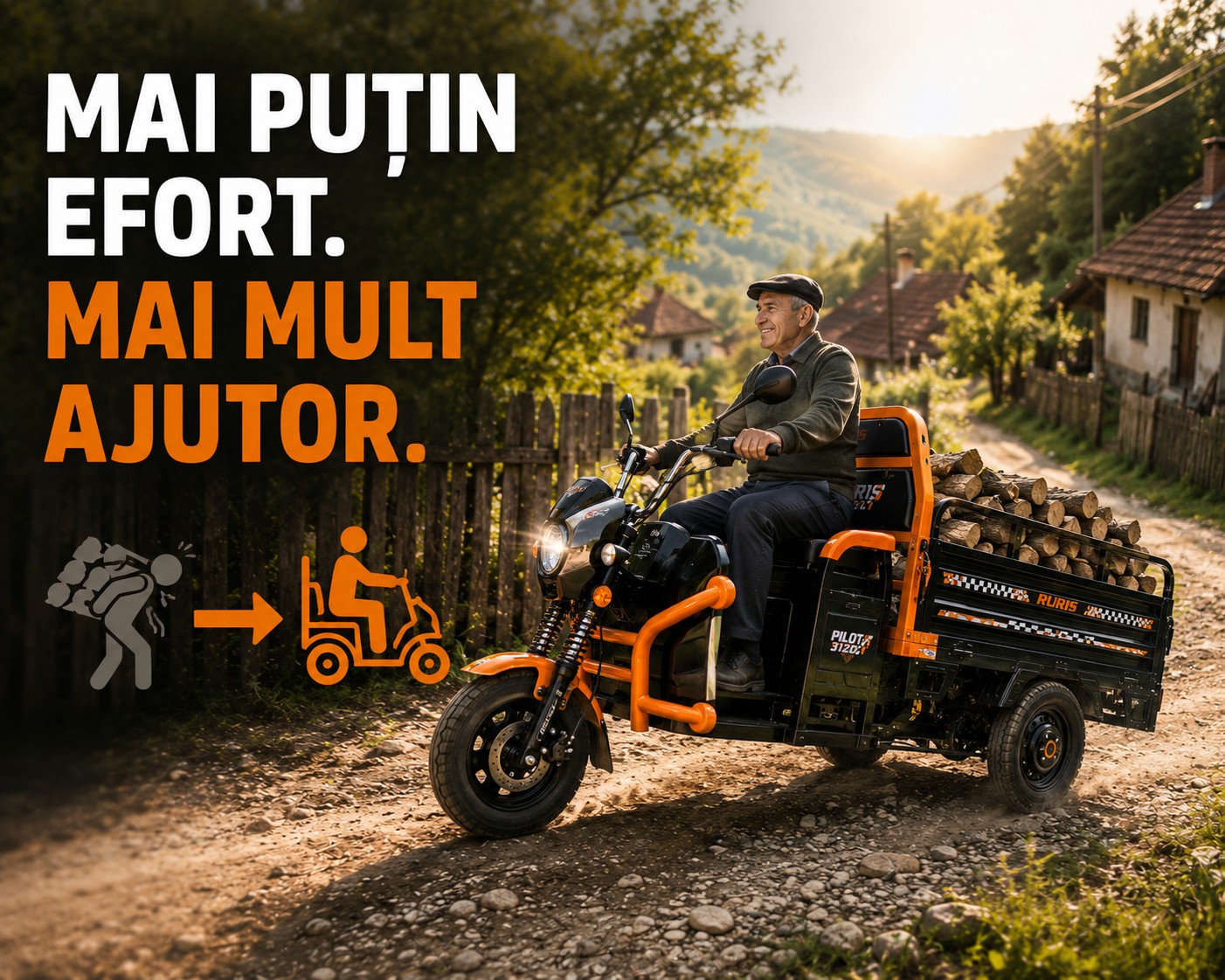 RURIS PILOT 3120 – mai puțin efort, mai mult ajutor