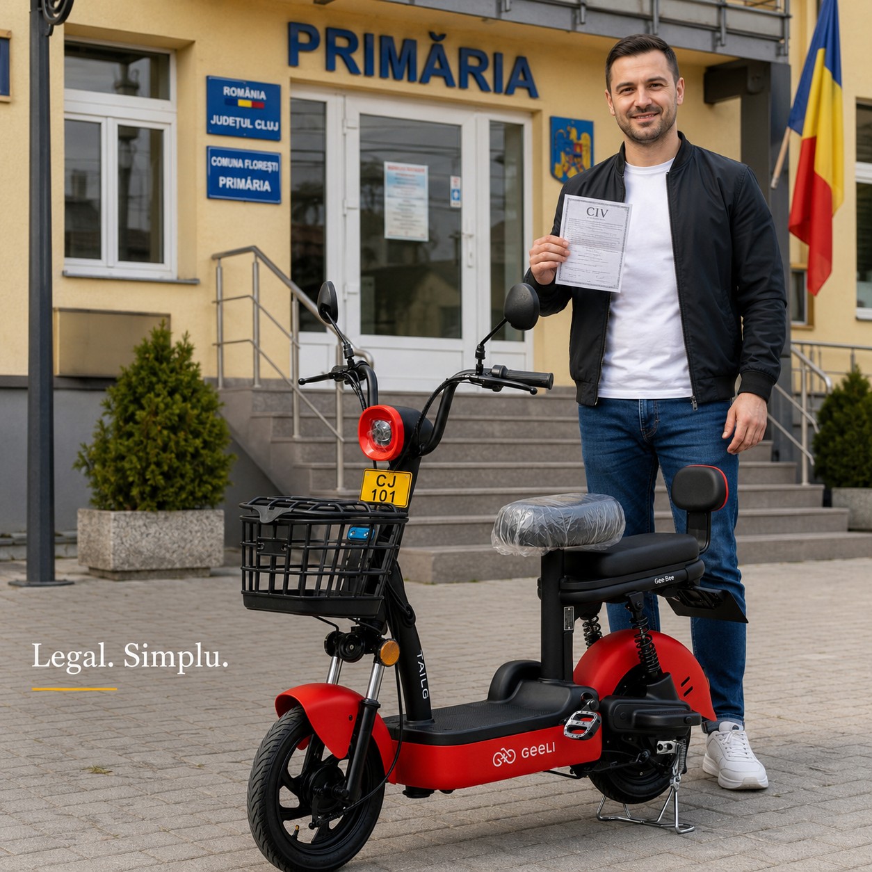 Geeli Bee cu număr de înregistrare și CIV inclus