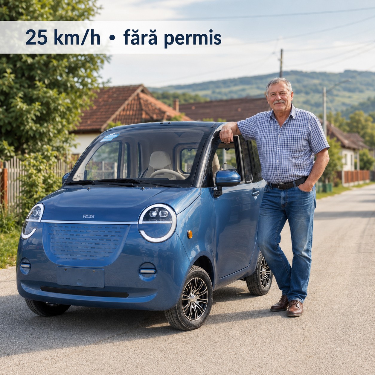 RDB ROXY PRO Model 2026 - mașină electrică fără permis