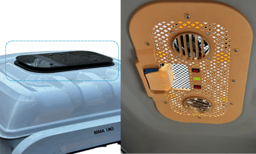 trapa si ventilatie e-kamyonet