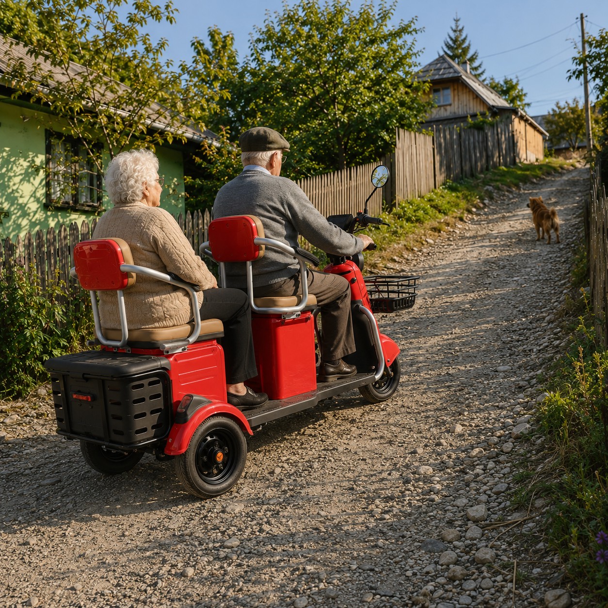 RDB LONG cu motor 2000W, diferențial și reductor pentru urcarea pantelor
