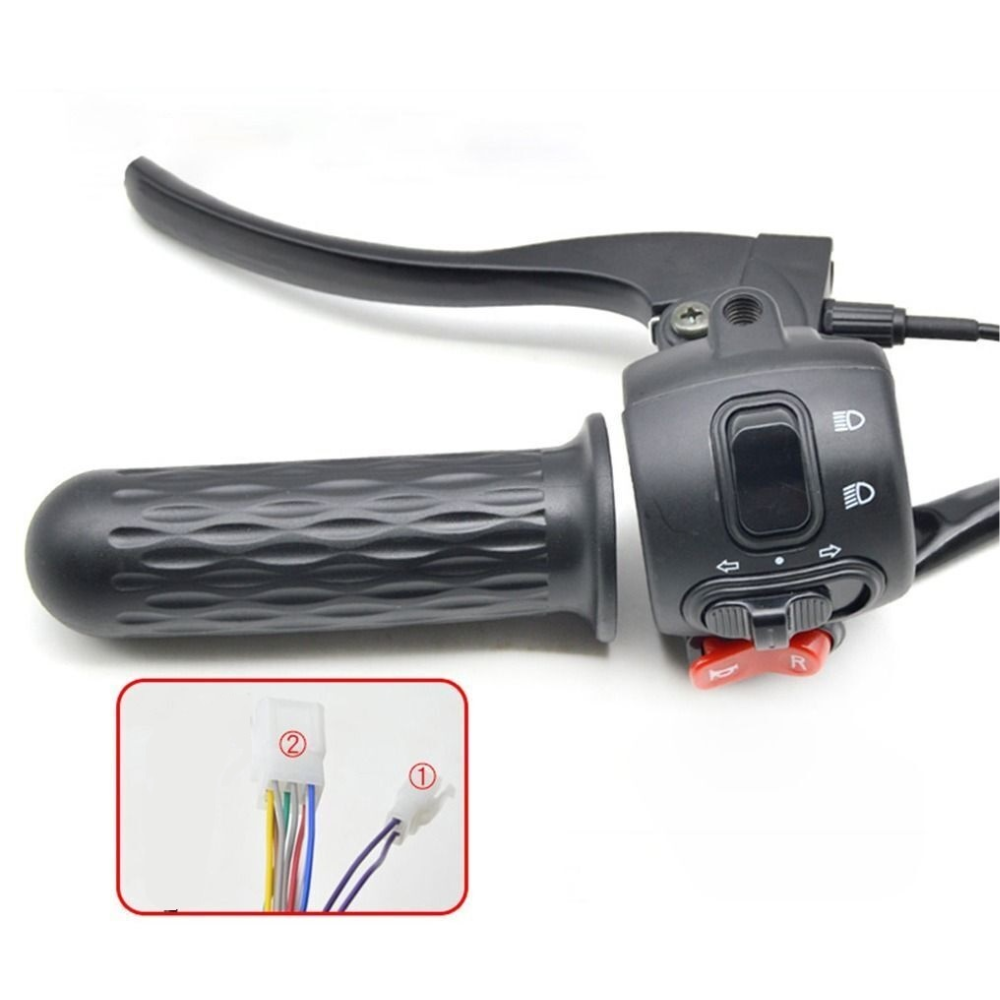 Set Manere scuter electric cu Acceleratie, Manere Frana, Butoane Lumini, Trepte viteza [2]