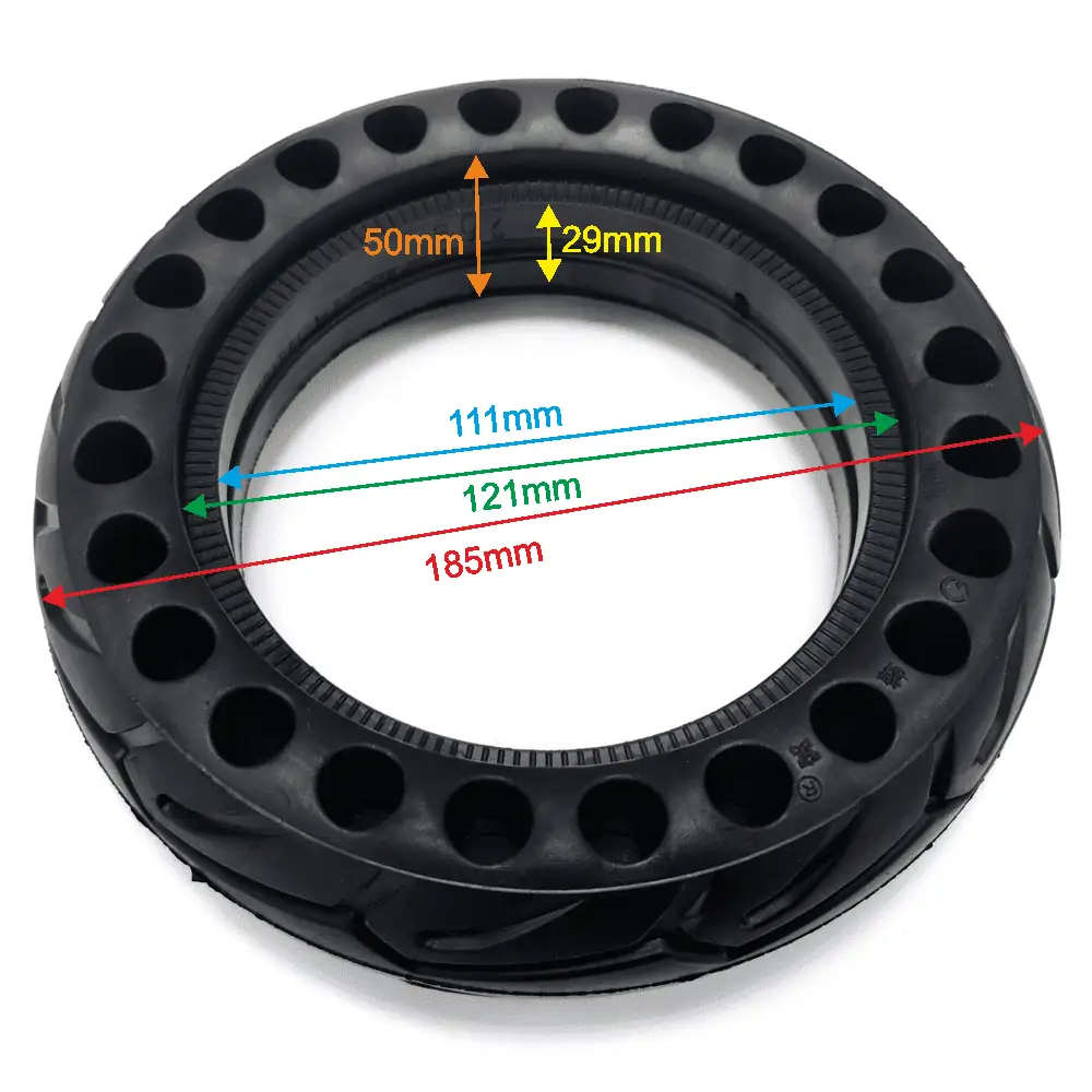 Anvelopa solida  perforata 8" x 2 (E-twow) [2]