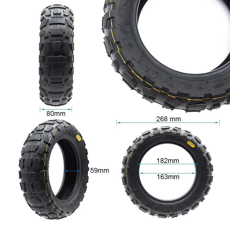 Cauciuc trotineta electrica 11 inchi, tubeless, Offroad 90/65 - 6.5 [2]