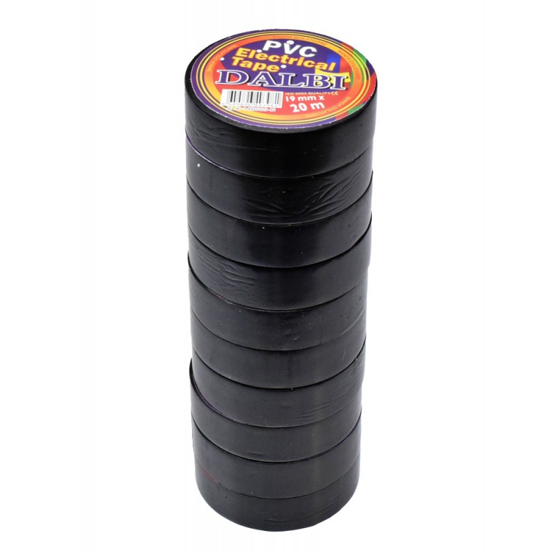 Banda Izoatoare Neagra 19mm x 20m, Set 10 buc [3]