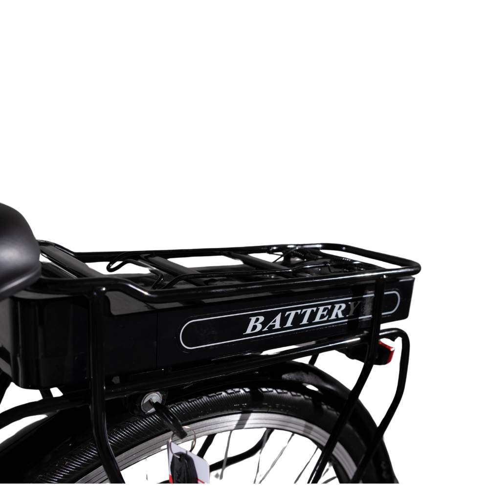Bicicleta Electrica 25 km/h, RKS ZF6, alb, roti 28 inchi, autonomie 35km [4]
