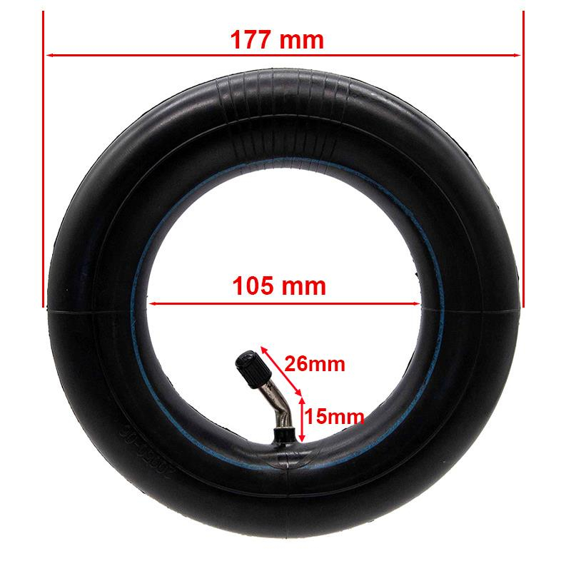Camera trotineta electrica 200x50 8 inchi exterior, valva înoită la 45 grade [3]
