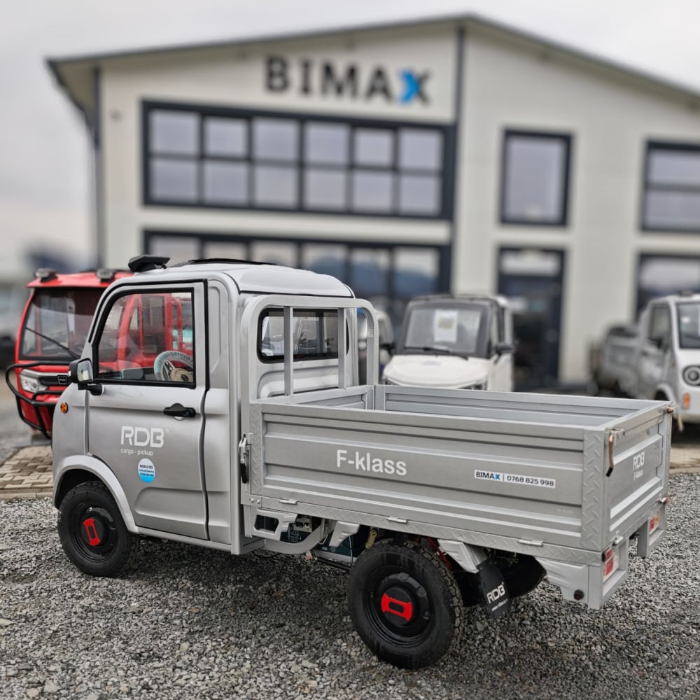 Camioneta Electrica cu remorca basculabila, motor 1500W max, viteza max 25km/h, F-Klass, Omologata, CIV inclus [32]