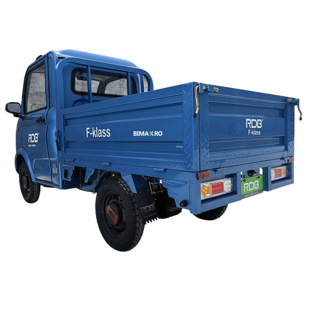 Camioneta Electrica cu remorca basculabila, motor 1500W max, viteza max 25km/h, F-Klass, Omologata, CIV inclus [27]
