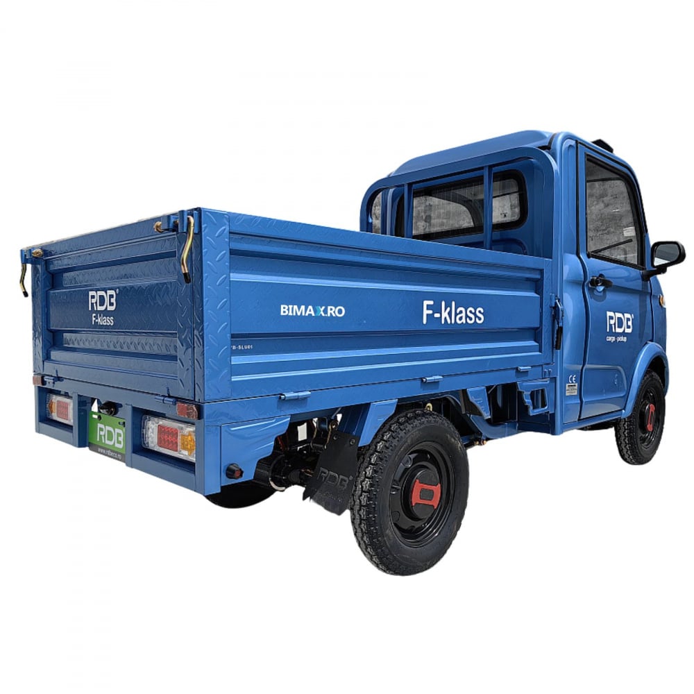 Camioneta Electrica cu remorca basculabila, motor 1500W max, viteza max 25km/h, F-Klass, Omologata, CIV inclus [25]