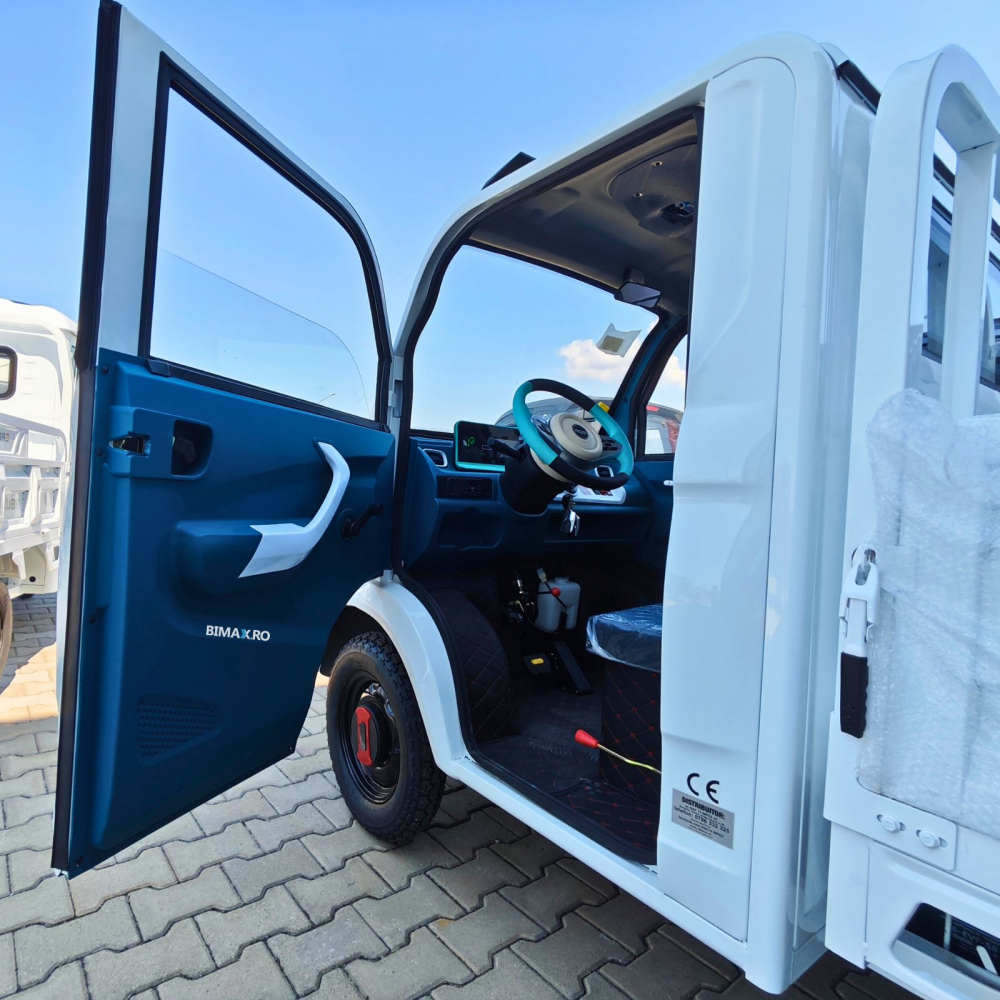Camioneta Electrica cu remorca basculabila, motor 1500W max, viteza max 25km/h, F-Klass, Omologata, CIV inclus [12]
