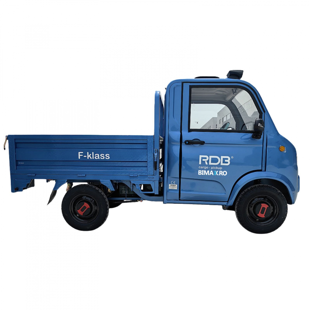 Camioneta Electrica cu remorca basculabila, motor 1500W max, viteza max 25km/h, F-Klass, Omologata, CIV inclus [24]
