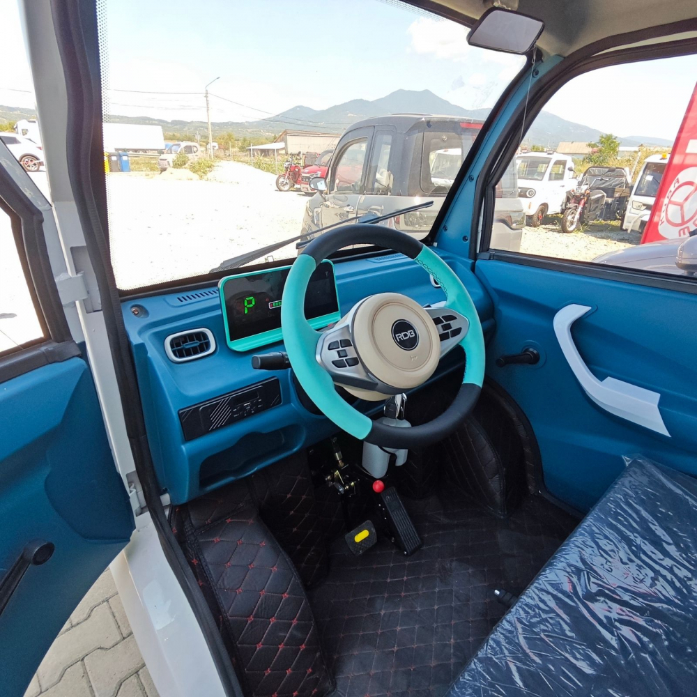 Camioneta Electrica cu remorca basculabila, motor 1500W max, viteza max 25km/h, F-Klass, Omologata, CIV inclus [22]
