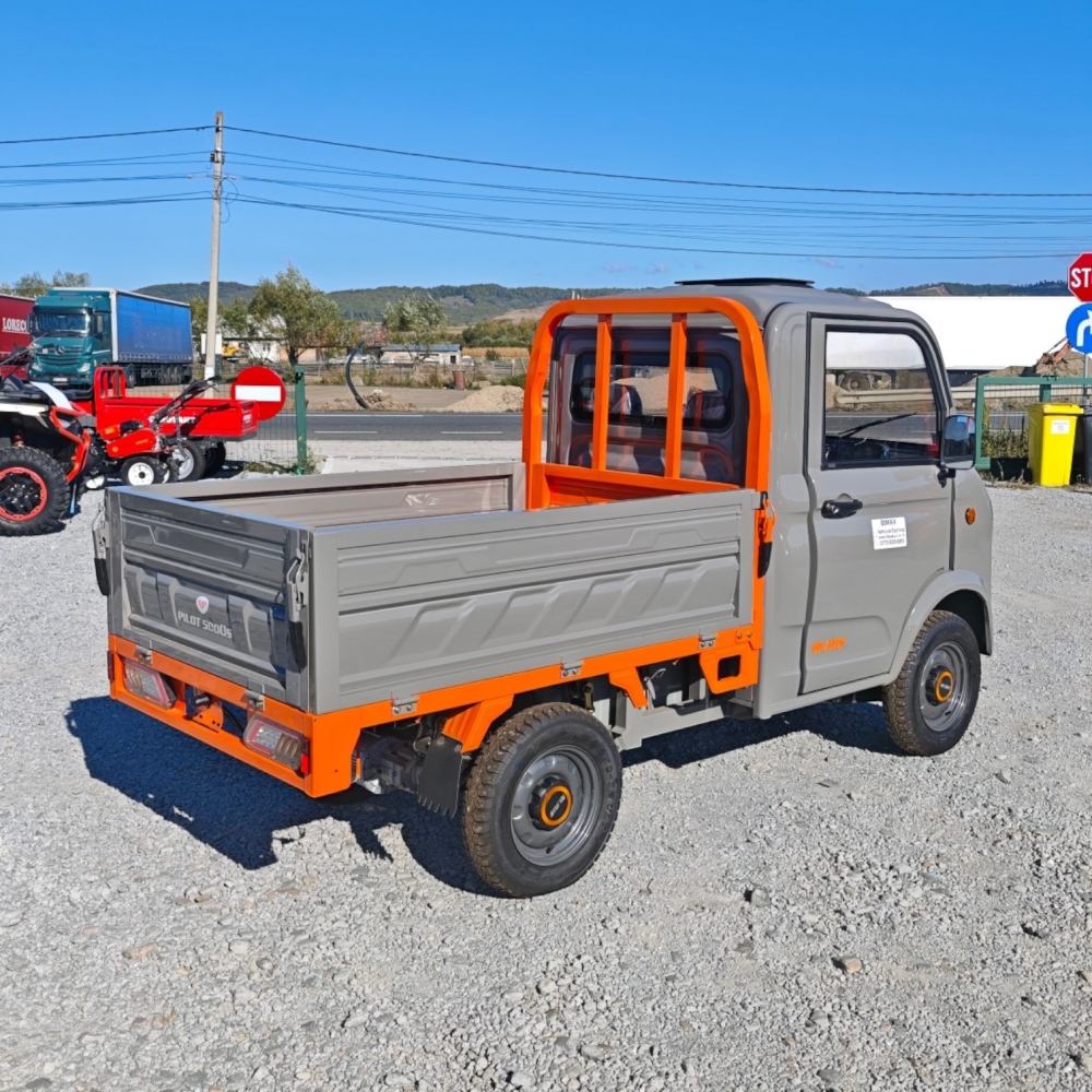 Camioneta Electrica cu remorca basculabila Ruris PILOT 5000S, motor 3000W, Autonomie aprox 100km, CIV inclus [20]