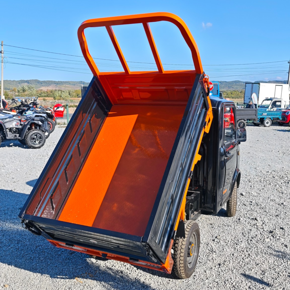 Camioneta Electrica cu remorca basculabila Ruris PILOT 5000S, motor 3000W, Autonomie aprox 100km, CIV inclus [4]
