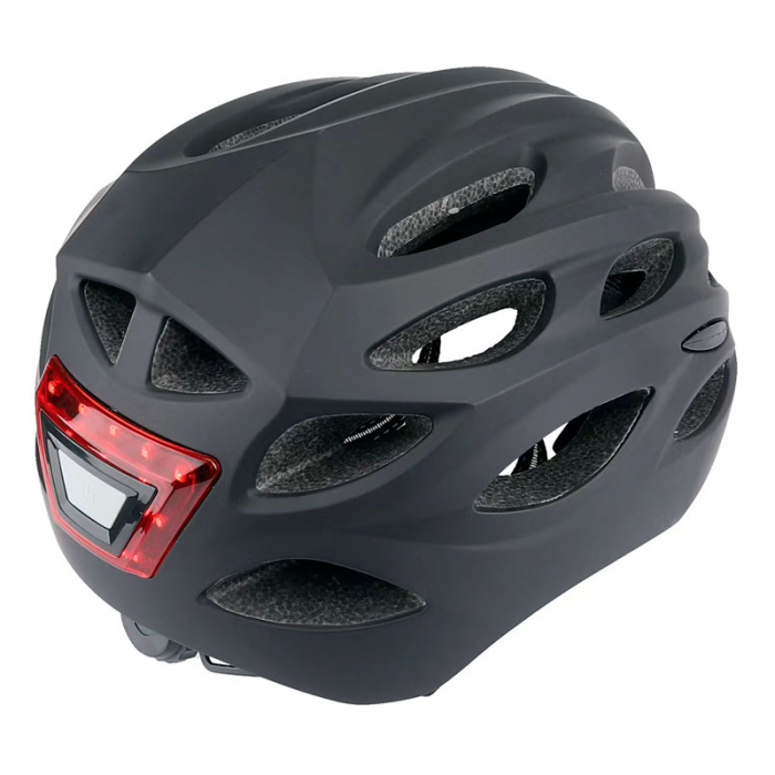 Casca bicicleta/trotineta Negru cu Led-uri [4]