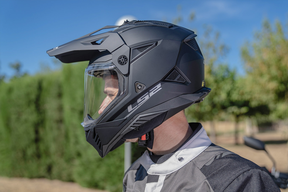 Casca Moto, ATV LS2 Pioneer 2, Adventure MX702, Negru-Galben [13]