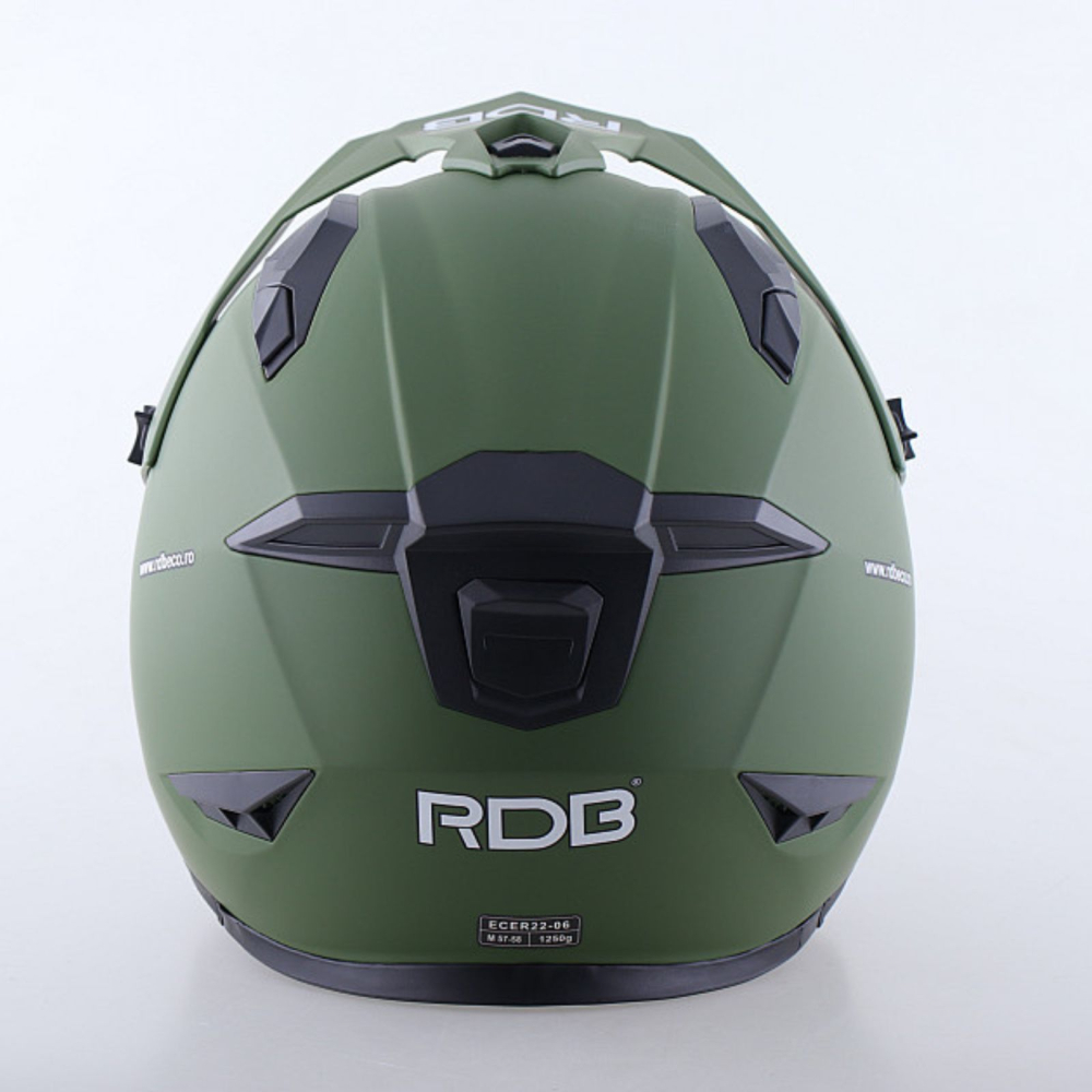 Casca moto Modulara RDB 708, Verde Mat [11]