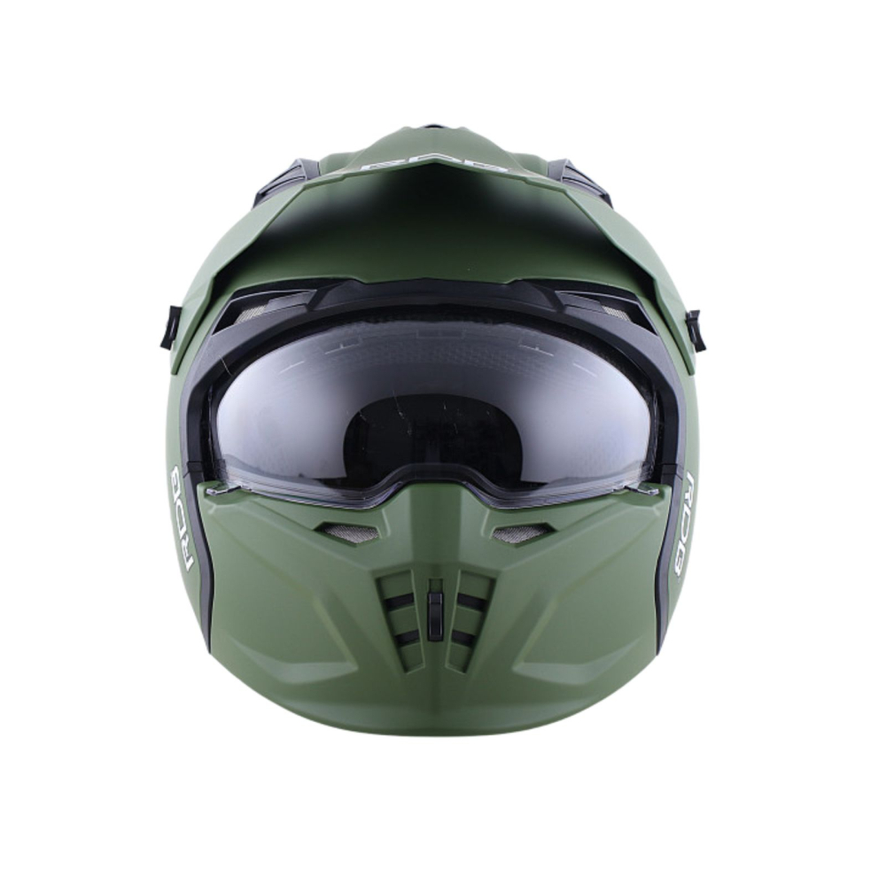 Casca moto Modulara RDB 708, Verde Mat [4]