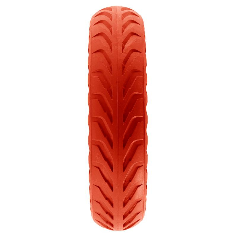 Cauciuc plin trotineta electrica 8 1/2×2  (8.5" x 2) cu gauri pentru vibratii scazute, Rosu [3]