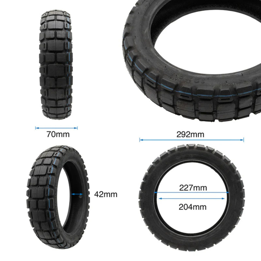 Cauciuc trotineta electrica 12 x 2.50, Tubeless [2]