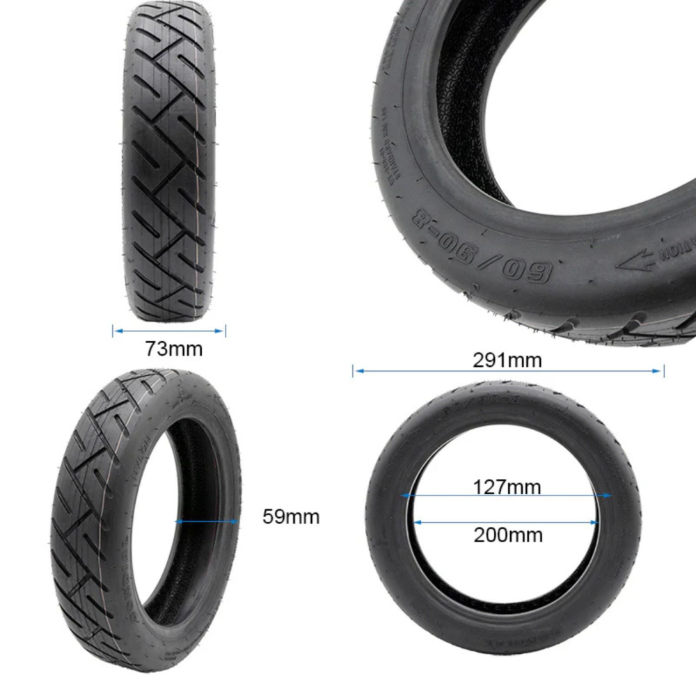 Cauciuc trotineta electrica 60/90 - 8, tubeless [2]