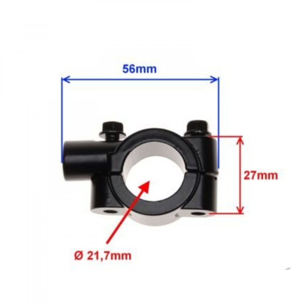Suport universal fixare oglinda pe ghidon, filet 10mm [3]