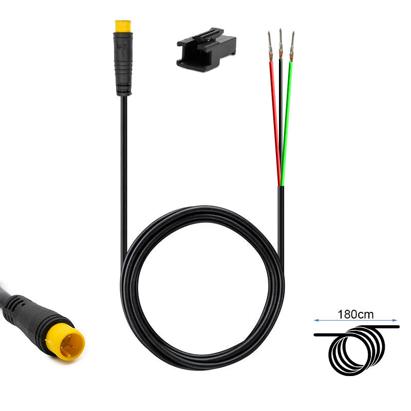 Contact trotineta electrica cu chei si voltmetru, conector impermeabil, 4-100V [5]
