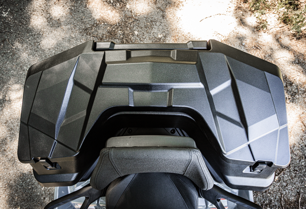 Cutie spate ATV SHARK AX97 - capacul cutiei, vedere de sus