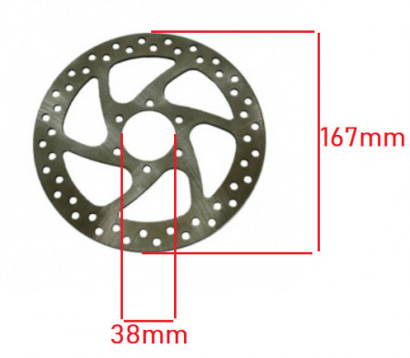 Disc frana scuter electric City Coco (167mm) [2]