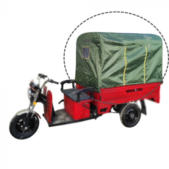 Prelata spate bena, compatibila tricicluri cu remorca RDB [1]