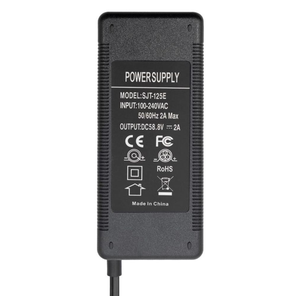 Incarcator Litiu-Ion 52V 2A (14S, 58.8V), Conector GX16, GX12, DC si XLR tata [2]