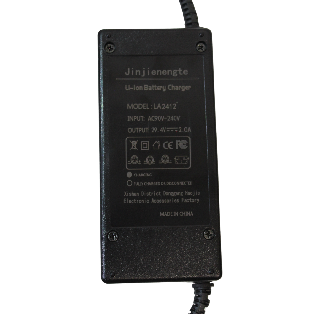 Incarcator bicicleta electrica 29.4V 2A (pentru baterii 24V Li-Ion) conector RCA 10mm [2]