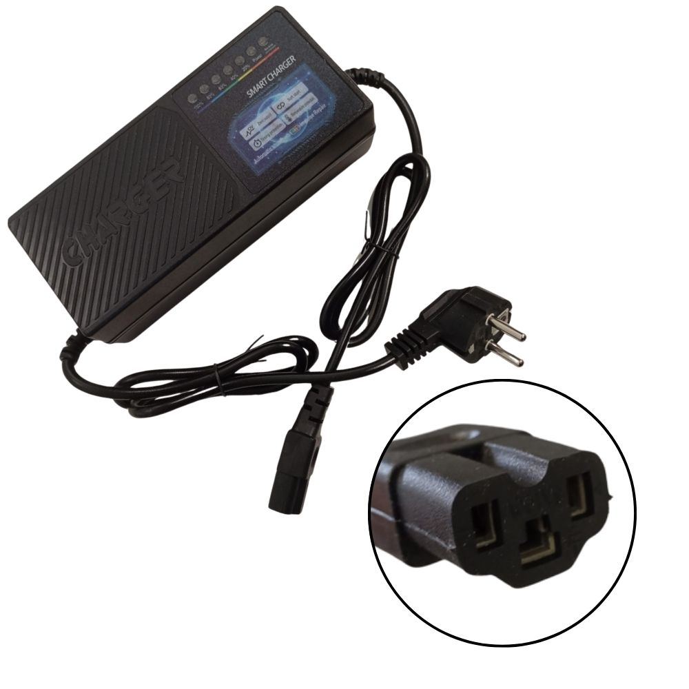 Incarcator biciclete/triciclete electrice 48V 2A (Baterii 48V 12Ah), FLAT [2]