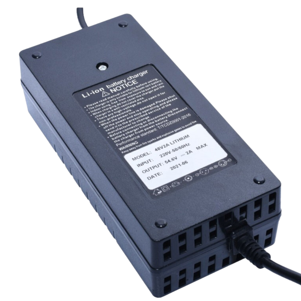 Incarcator cu ventilator 48V 2A, conector RCA (Litiu-Ion) [2]