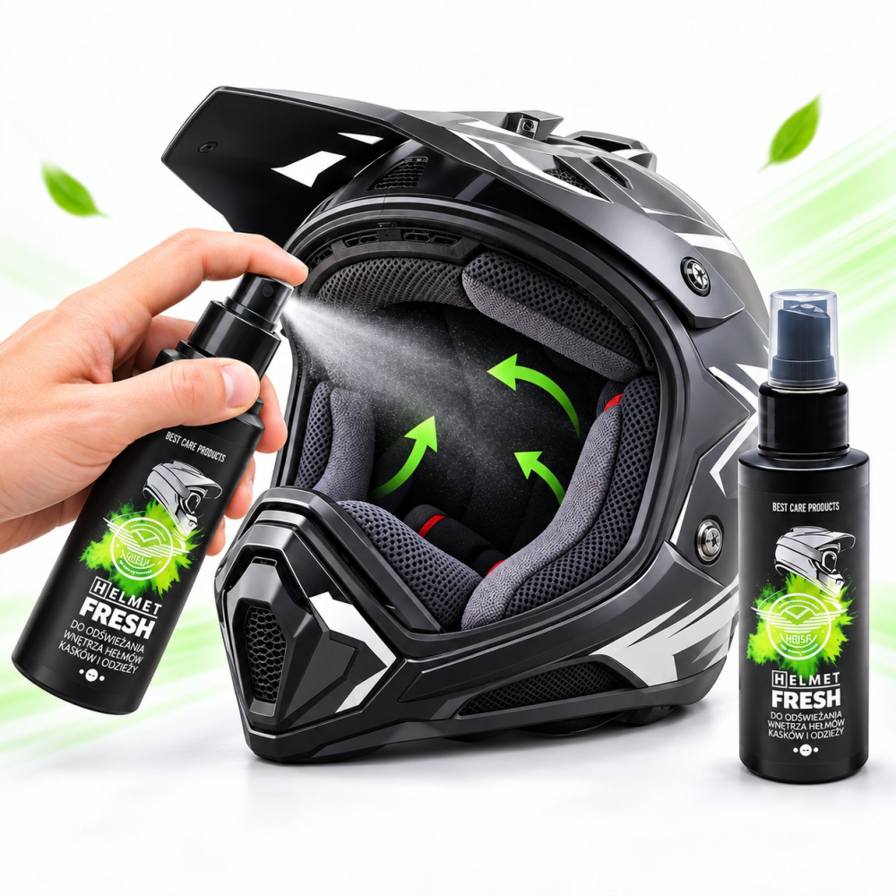 Kit întreținere cască moto și ATV WINX: spray anti-aburire + spray odorizant, 2 x 100 ml [3]
