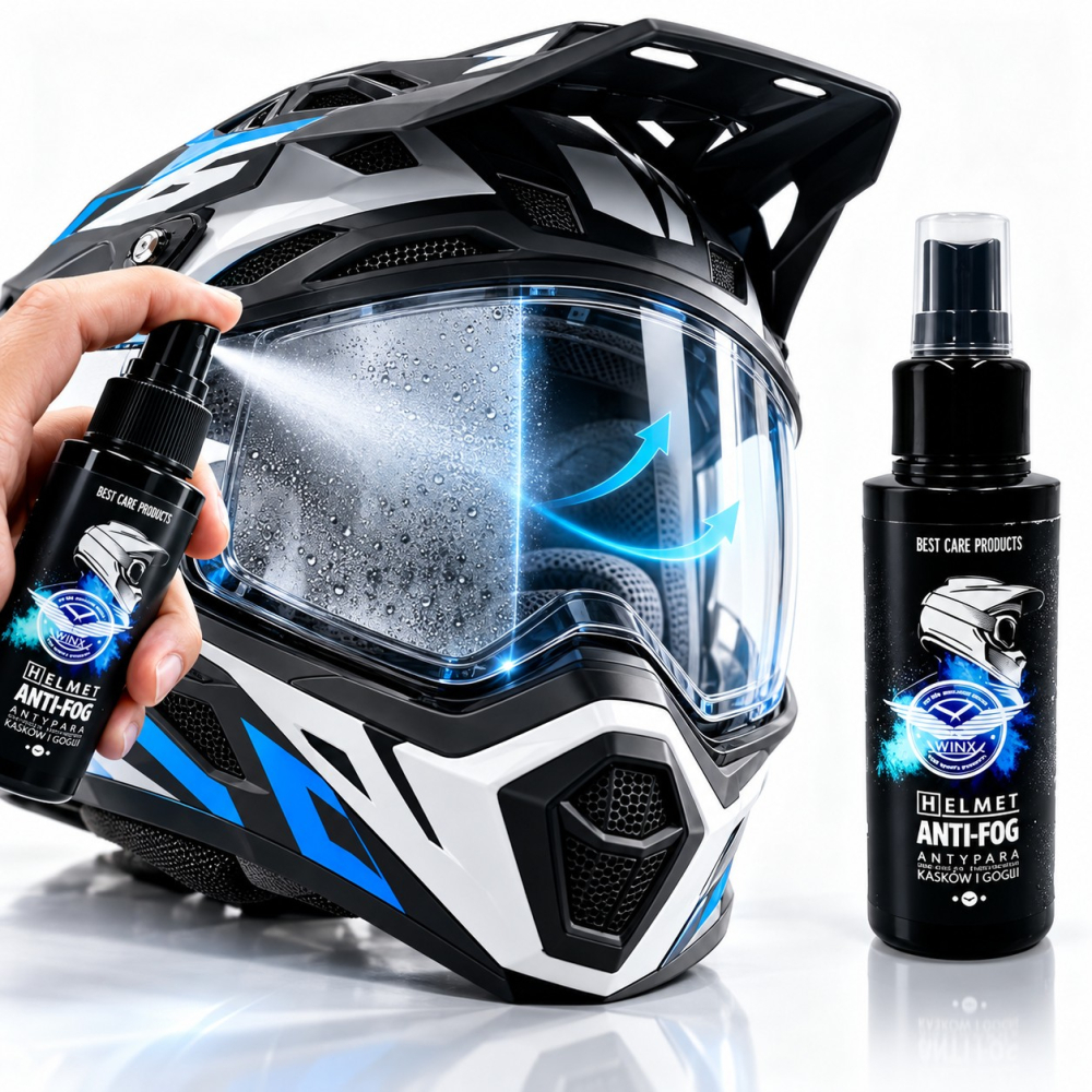 Kit întreținere cască moto și ATV WINX: spray anti-aburire + spray odorizant, 2 x 100 ml [2]