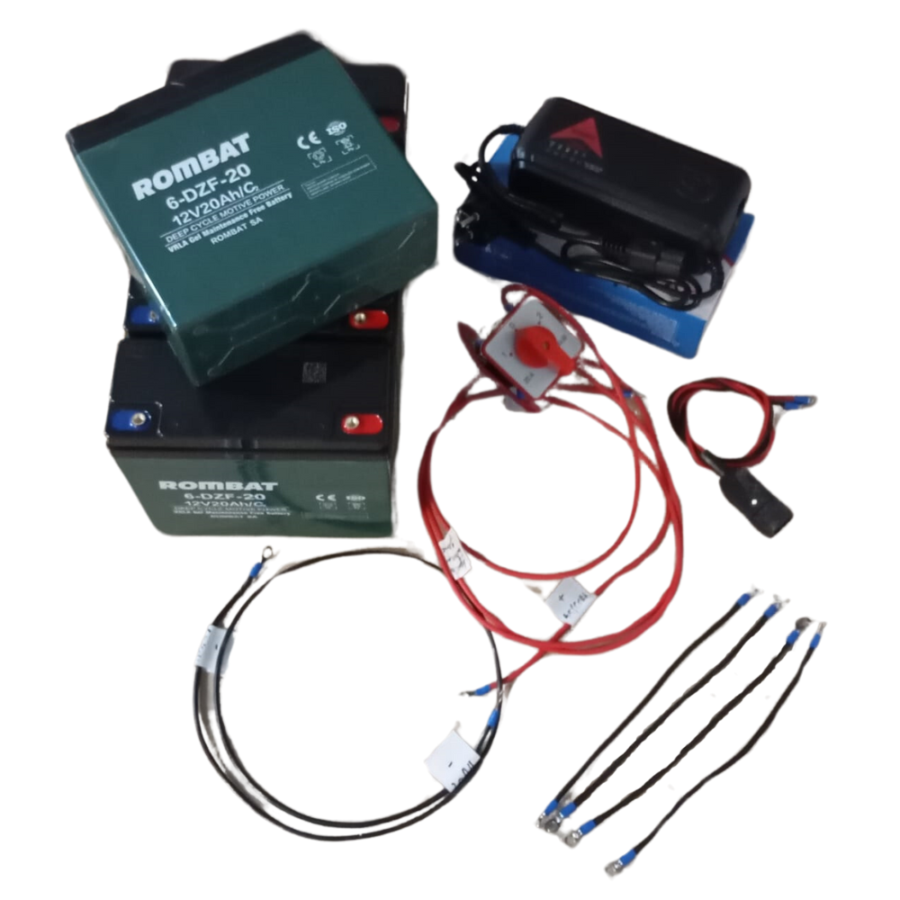 Kit marire autonomie tricicluri Cargo 60V, 20Ah Gel [2]