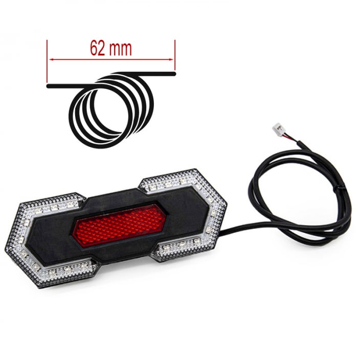 Kit lumini semnalizare, stop frana, pozitie Xiaomi M365/1S/Essential/Pro/Pro2/Mi3 [9]