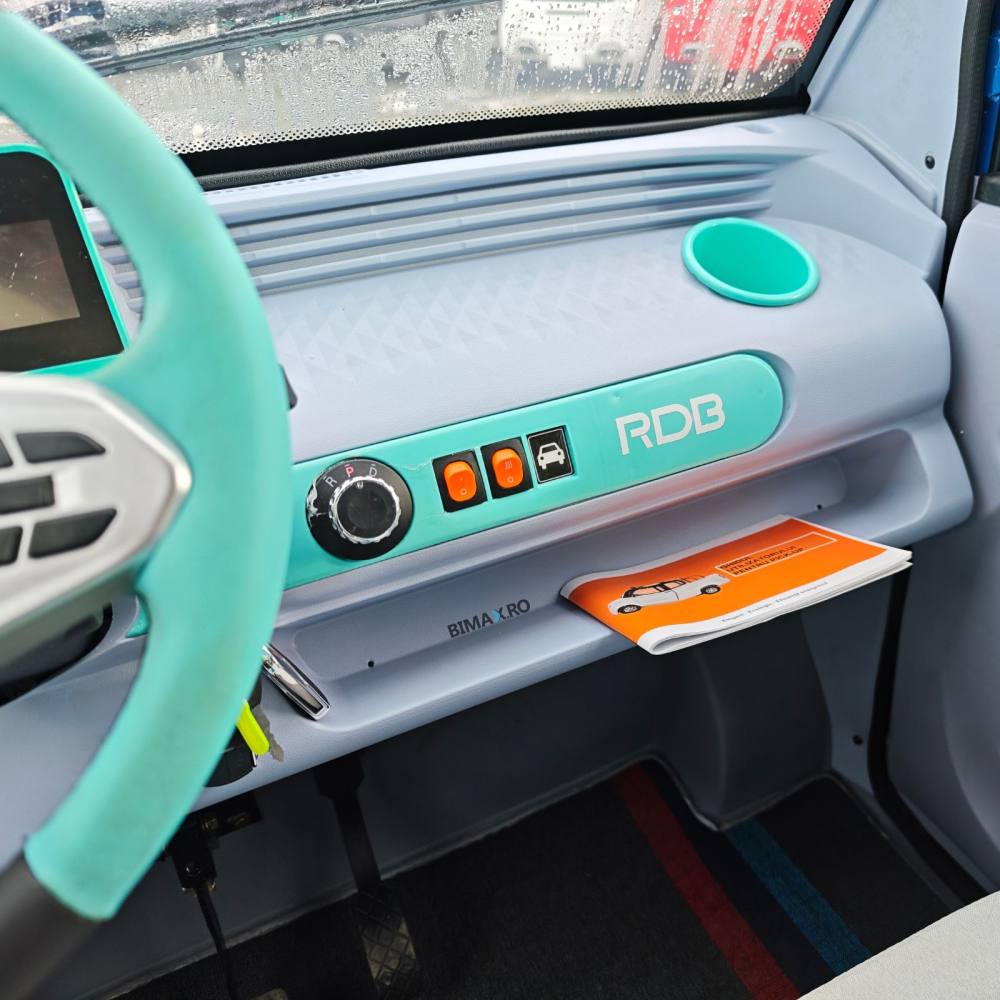 Masina Electrica 4 locuri, viteza 25km/h cu bena, motor 1500W, RDB Comby, Omologata, CIV inclus [20]