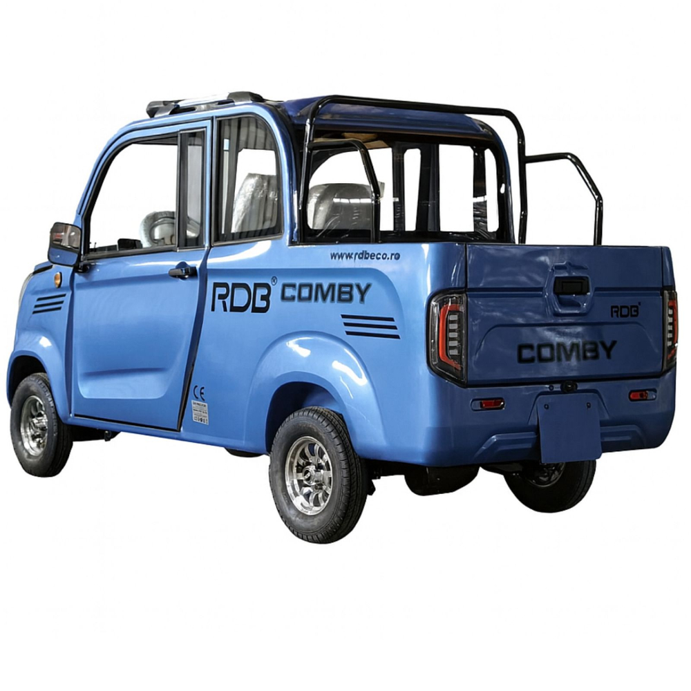 Masina Electrica 4 locuri, viteza 25km/h cu bena, motor 1500W, RDB Comby, Omologata, CIV inclus [8]