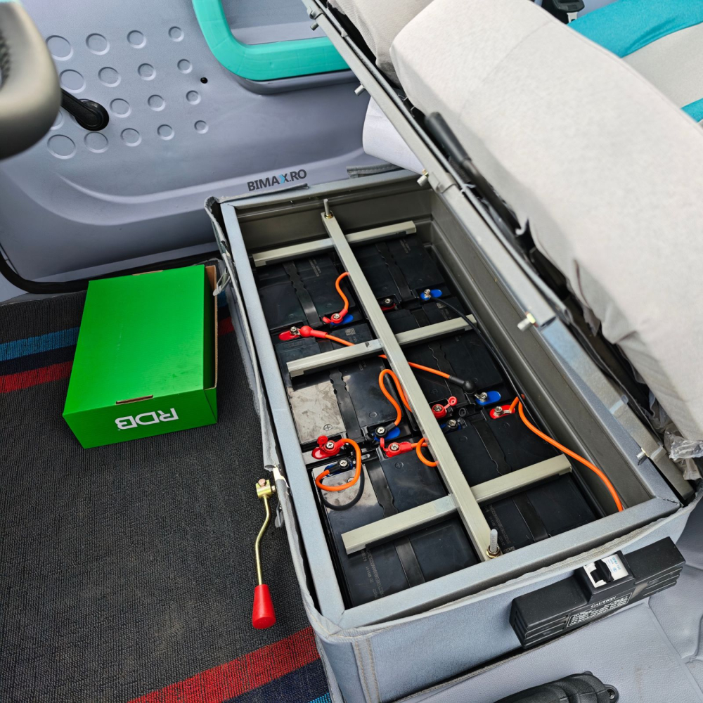 Masina Electrica 4 locuri, viteza 25km/h cu bena, motor 1500W, RDB Comby, Omologata, CIV inclus [25]