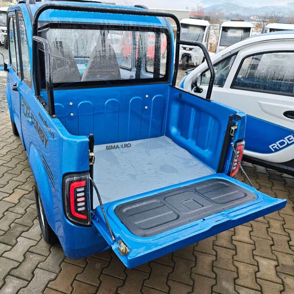 Masina Electrica 4 locuri, viteza 25km/h cu bena, motor 1500W, RDB Comby, Omologata, CIV inclus [31]