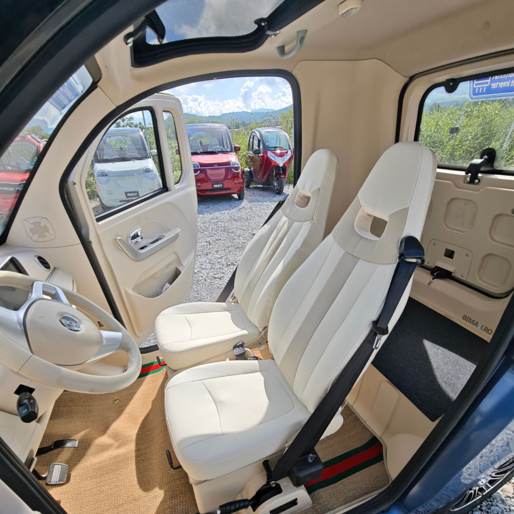 Masina Electrica RDB Roxy PRO 2026 cu Aer Conditionat, viteza 25km/h, 80-100km autonomie, CIV inclus, baterie 60V 100Ah [10]