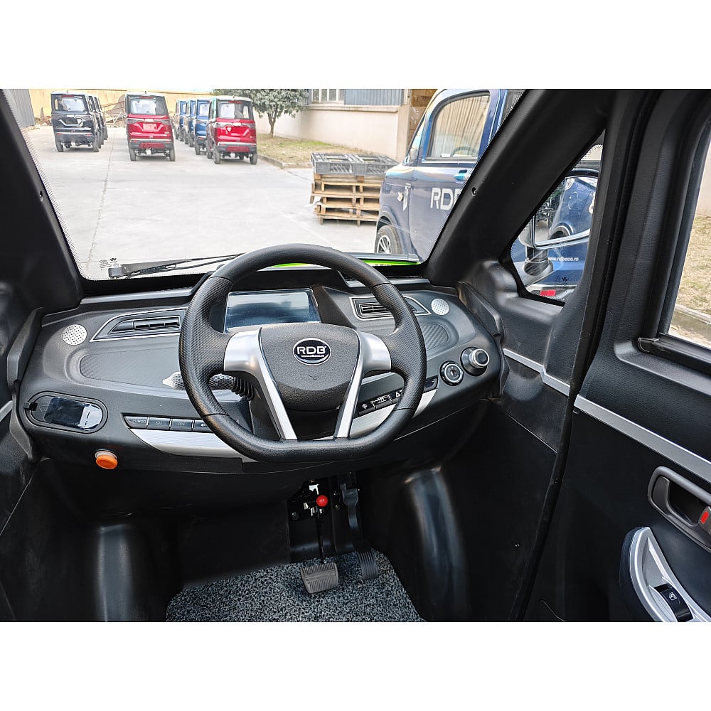 Masina Electrica SOFT (Cvadriciclu), 25km/h fara permis, Motor 1150W , 2 locuri, CIV inclus, 60-70km autonomie [7]