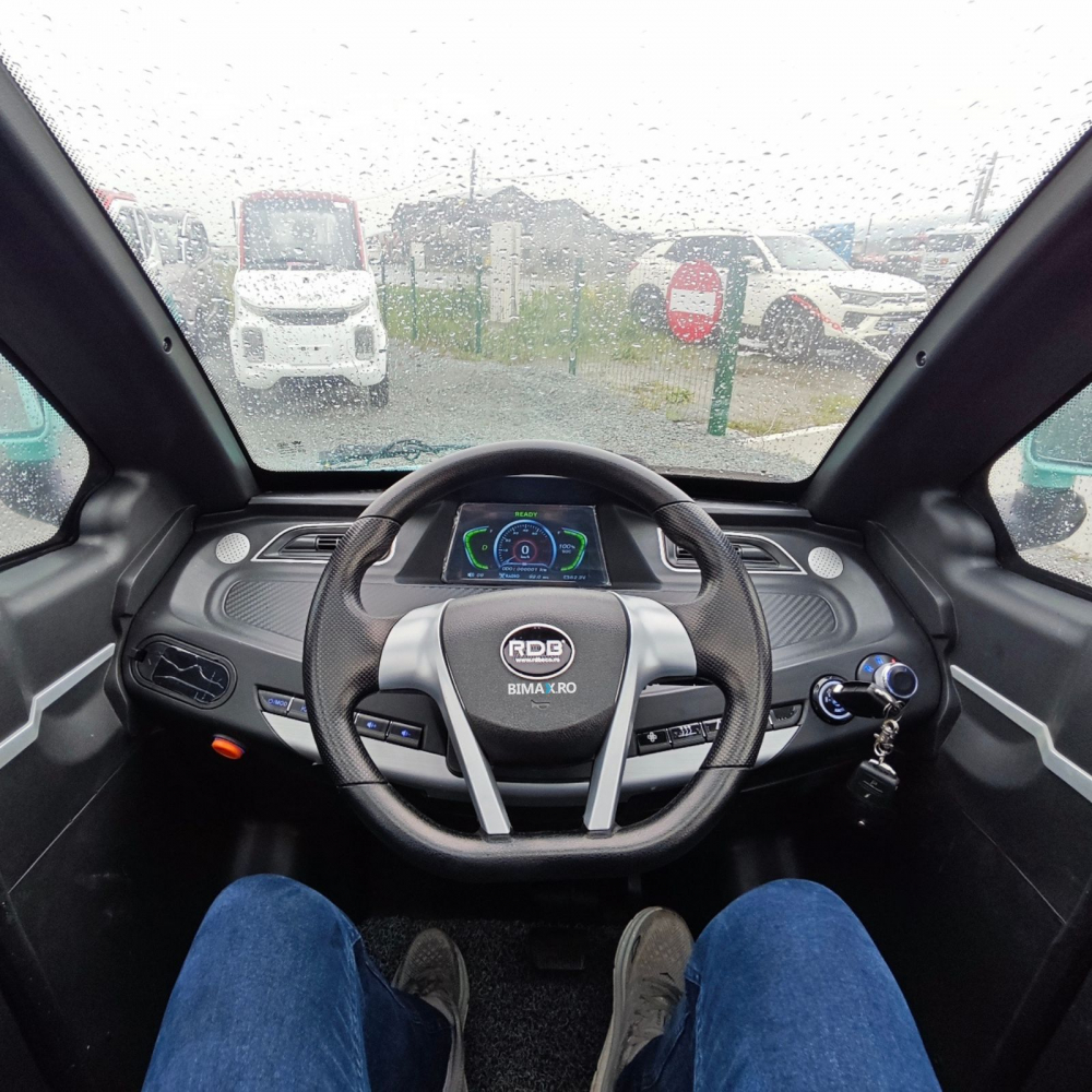 Masina Electrica SOFT (Cvadriciclu), 25km/h fara permis, Motor 1150W , 2 locuri, CIV inclus, 60-70km autonomie [11]