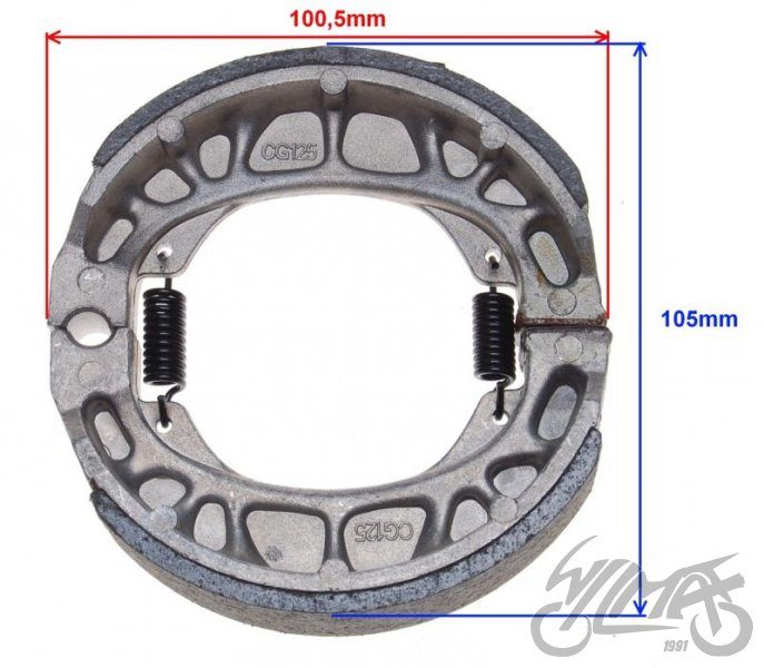Saboti frana universali pentru tambur de 110mm [3]